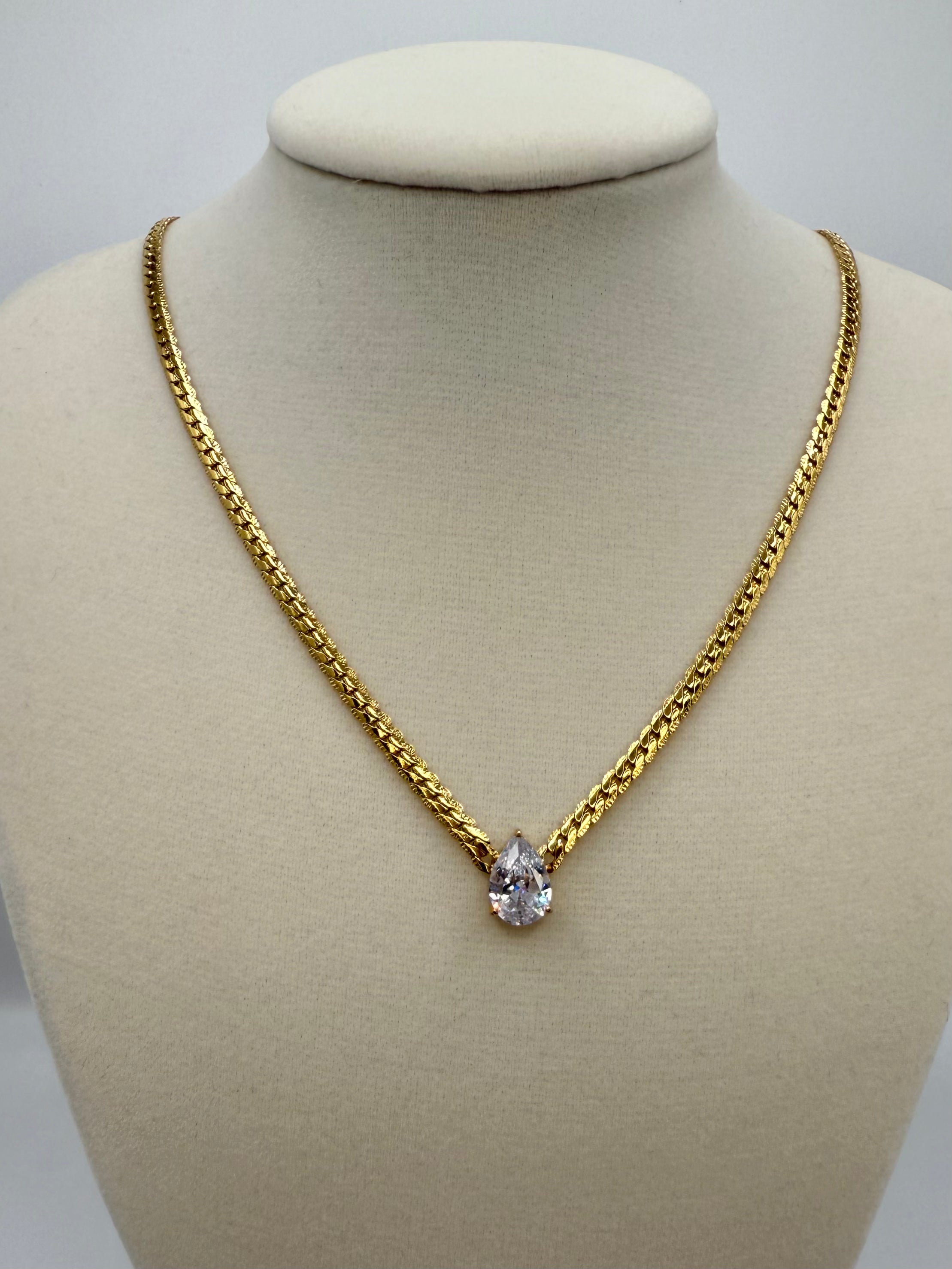 SPARKLING DROP NECKLACE