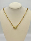 GOLD CIRCLES NECKLACE
