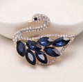 Blue Dock Brooch