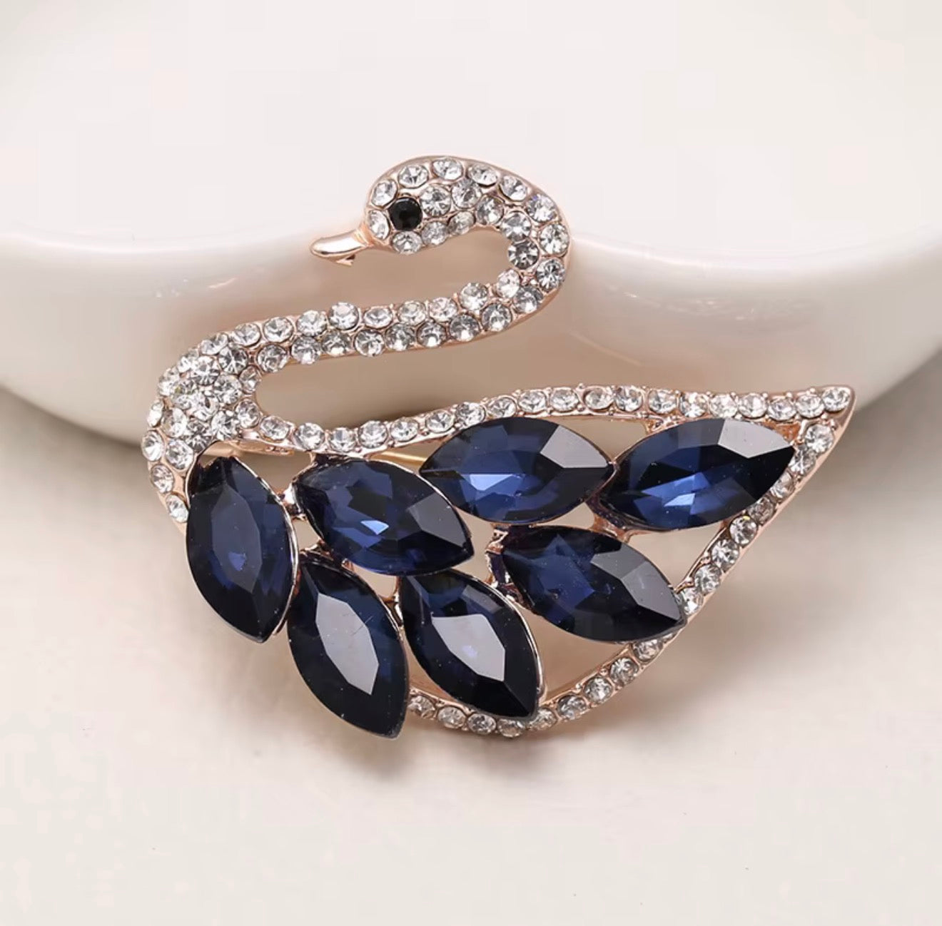 Blue Dock Brooch