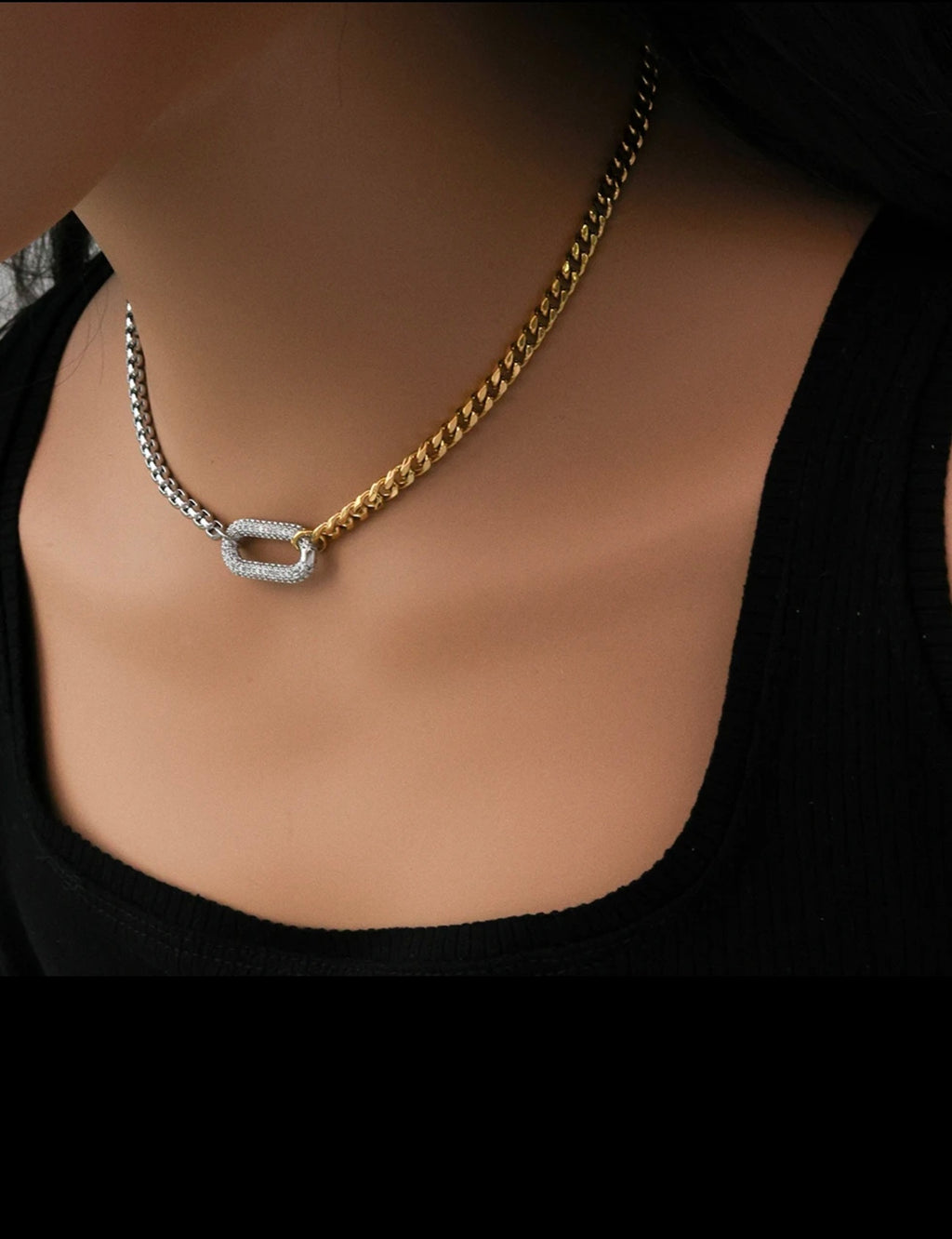 TWO TONES NECKLACE
