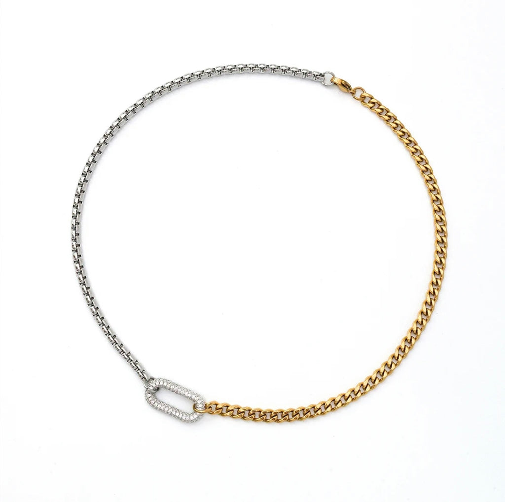 TWO TONES NECKLACE