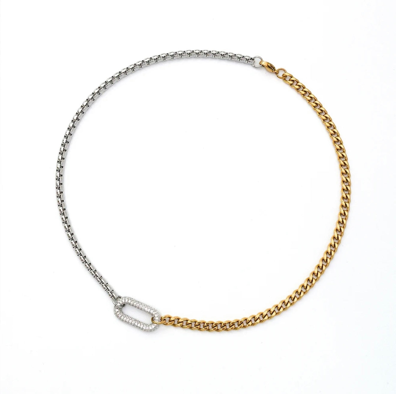 TWO TONES NECKLACE