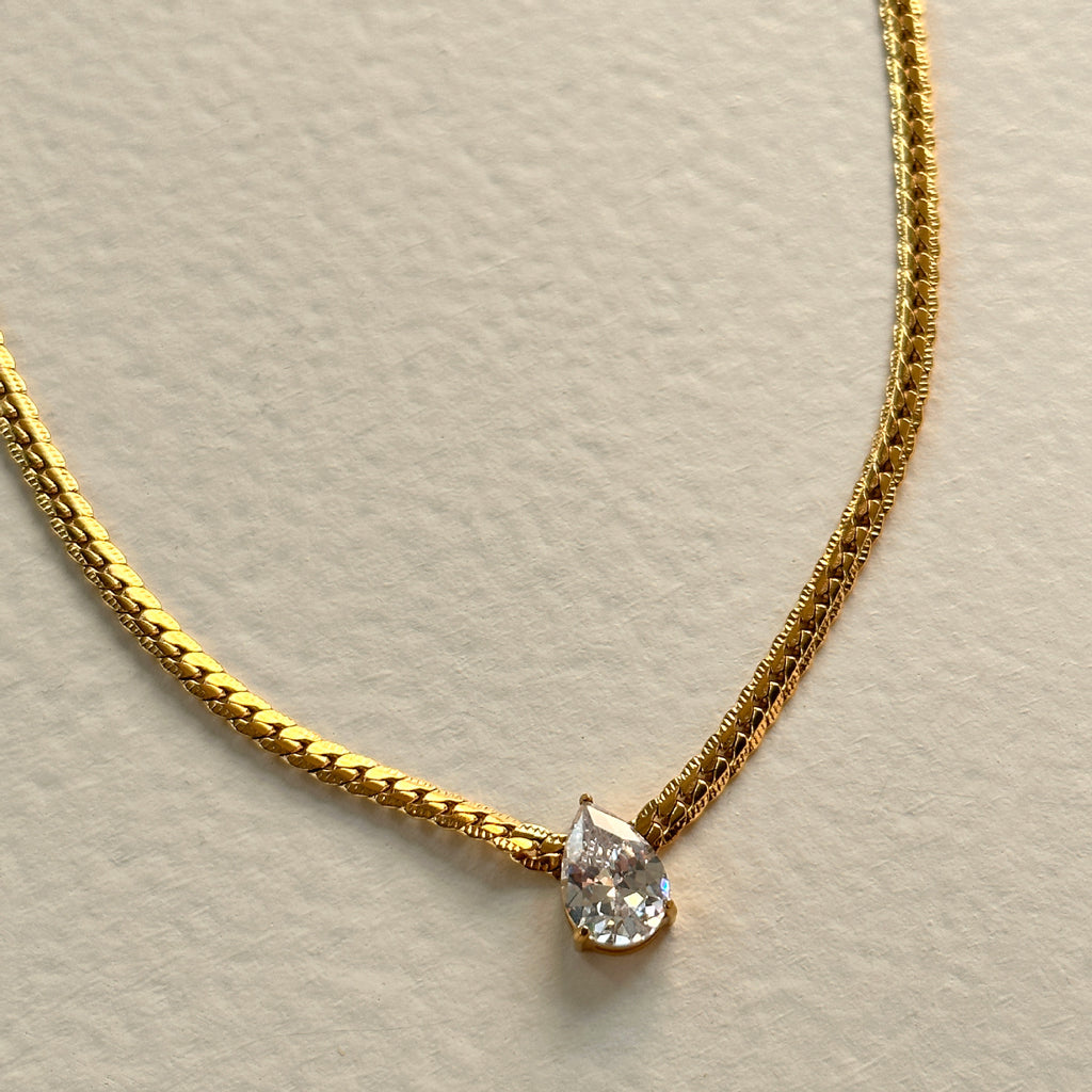 SPARKLING DROP NECKLACE