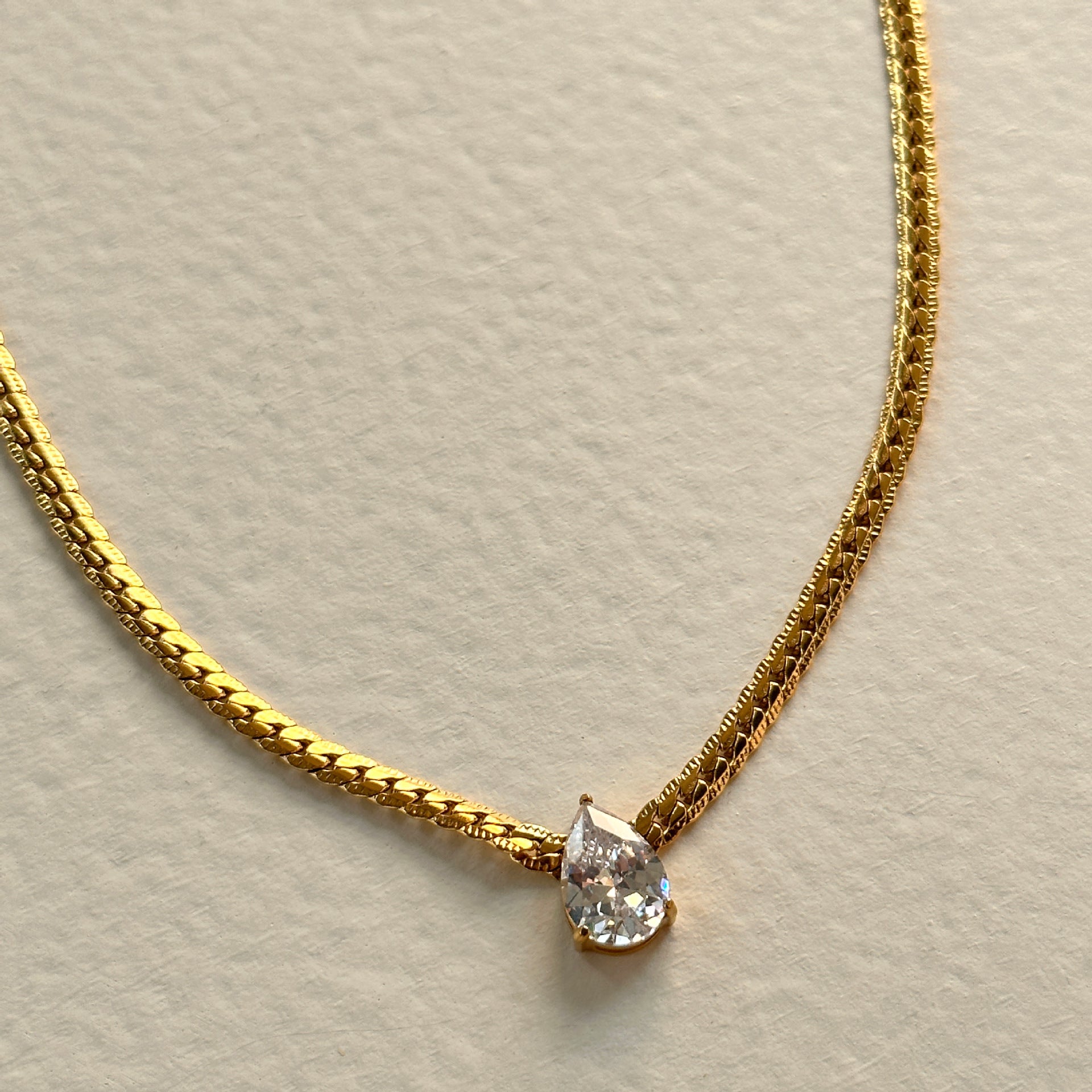 SPARKLING DROP NECKLACE