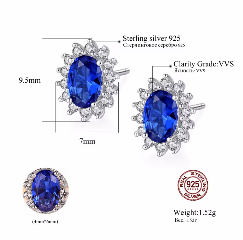 COBALT EARRINS