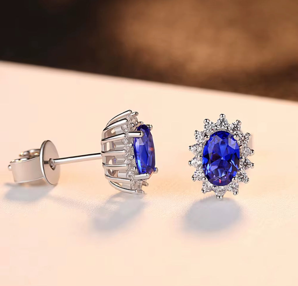 COBALT EARRINS