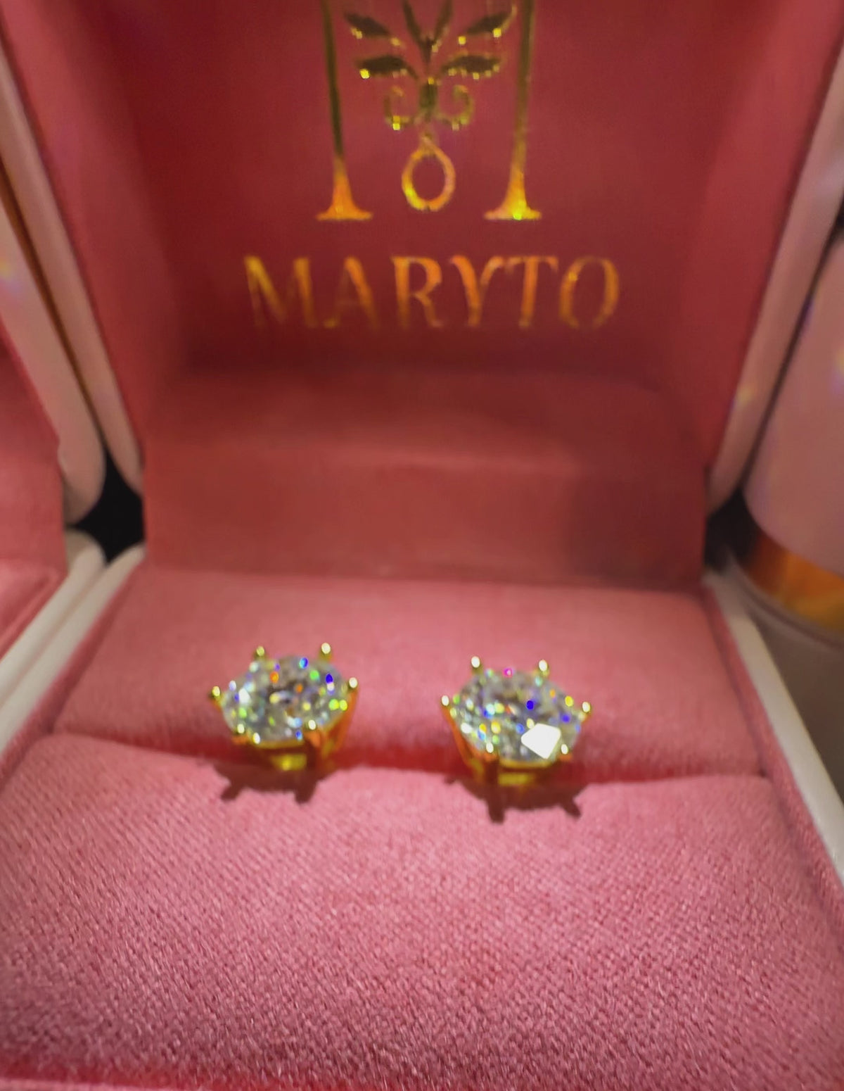 Moissanite Earring Studs